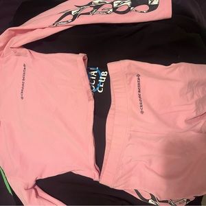 Pink Matty boy chrome hearts set BOTTOM ONLY